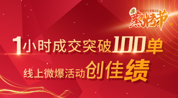 科恩蒸烤节 | 线上微爆创佳绩，1小时成交115单！